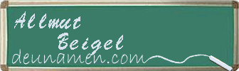 Allmut Beigel Visitenkarte